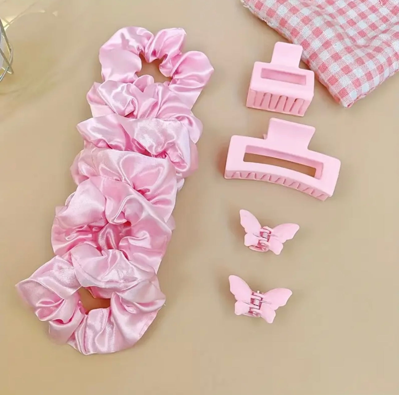 ÉLASTIQUES ROSE SET