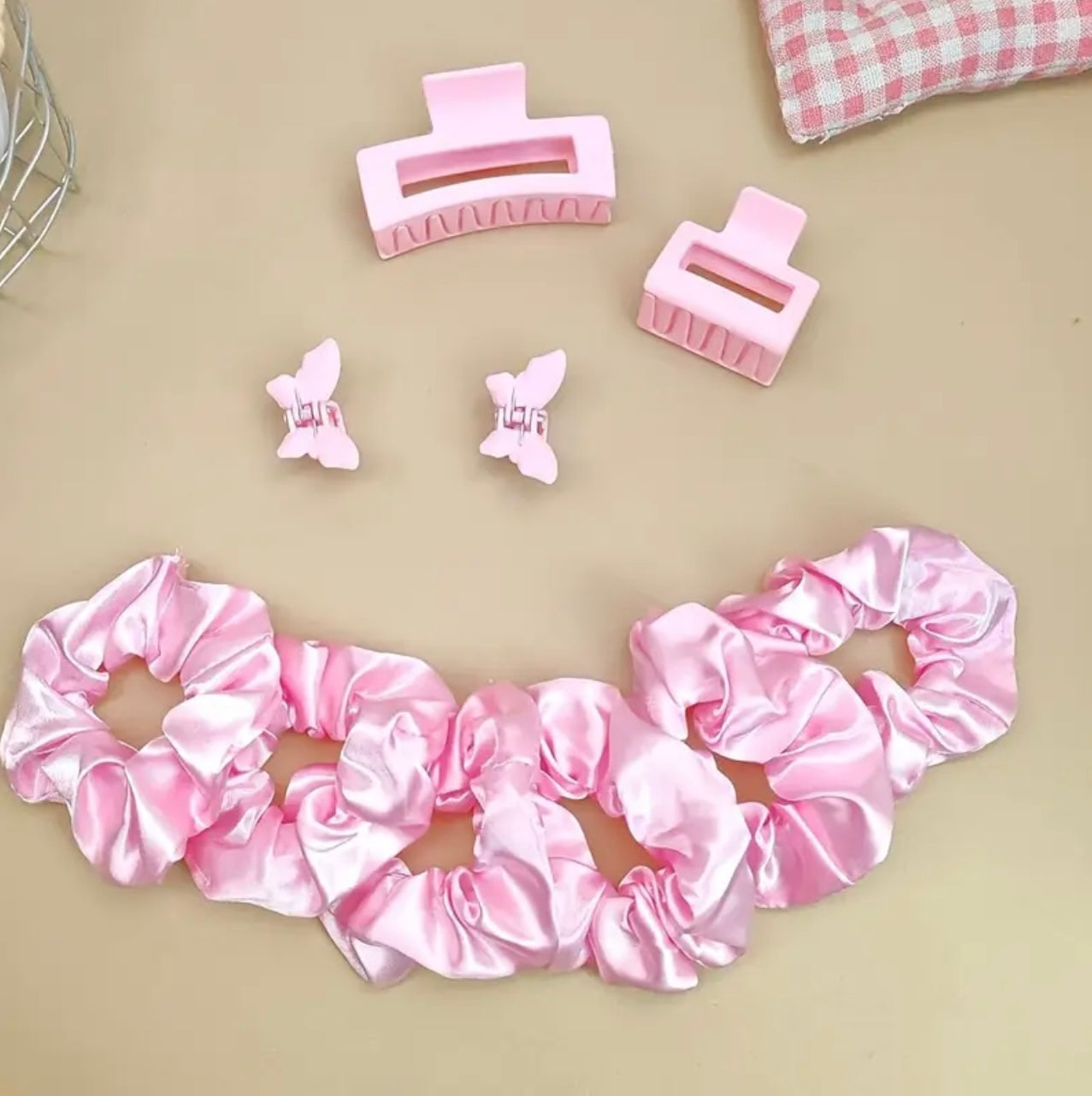 ÉLASTIQUES ROSE SET