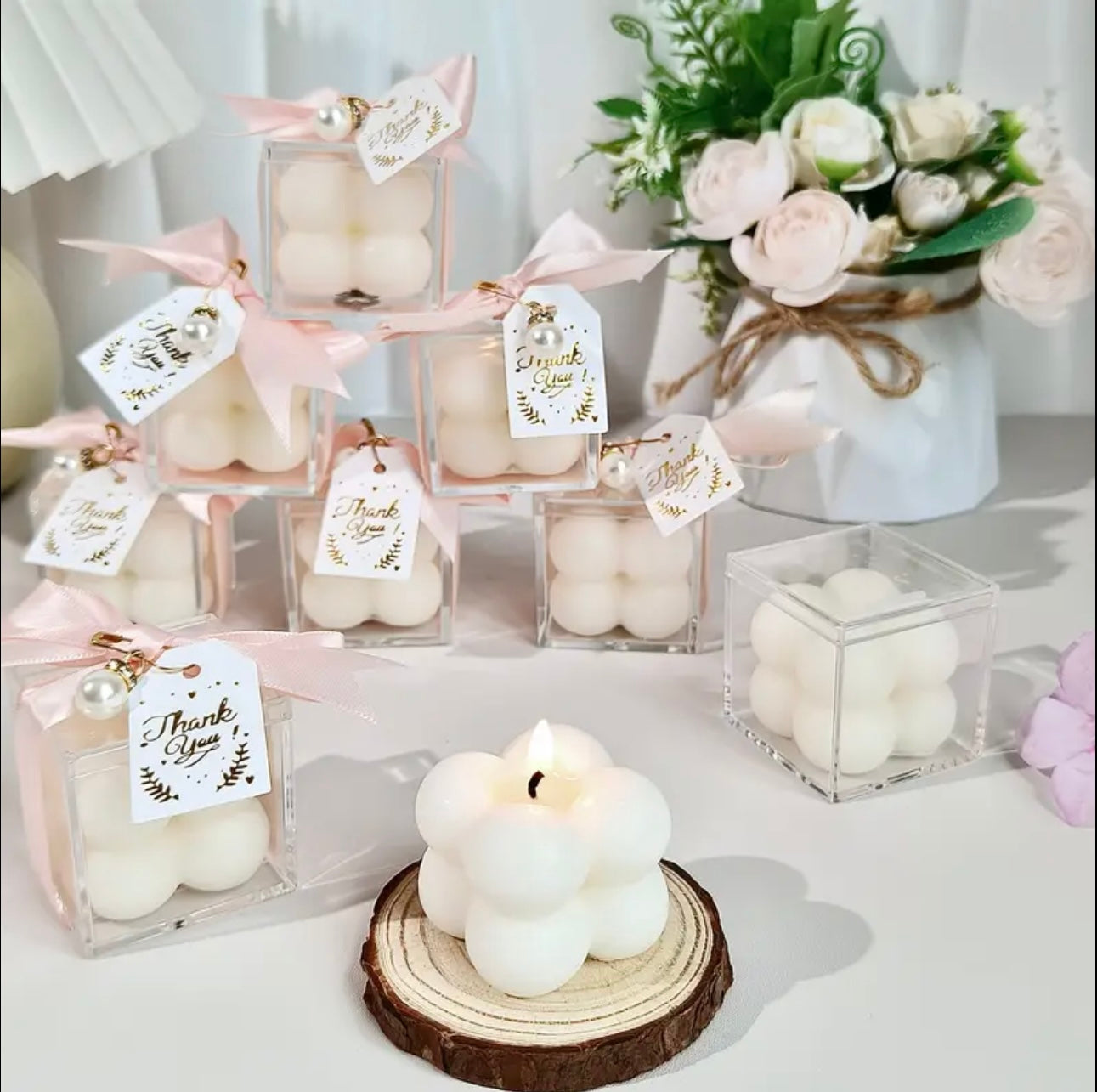 BOUGIE CUBE ÉTOILÉ