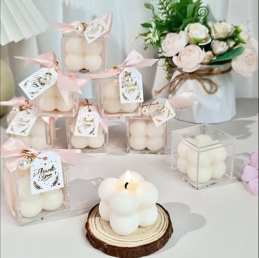 BOUGIE CUBE ÉTOILÉ