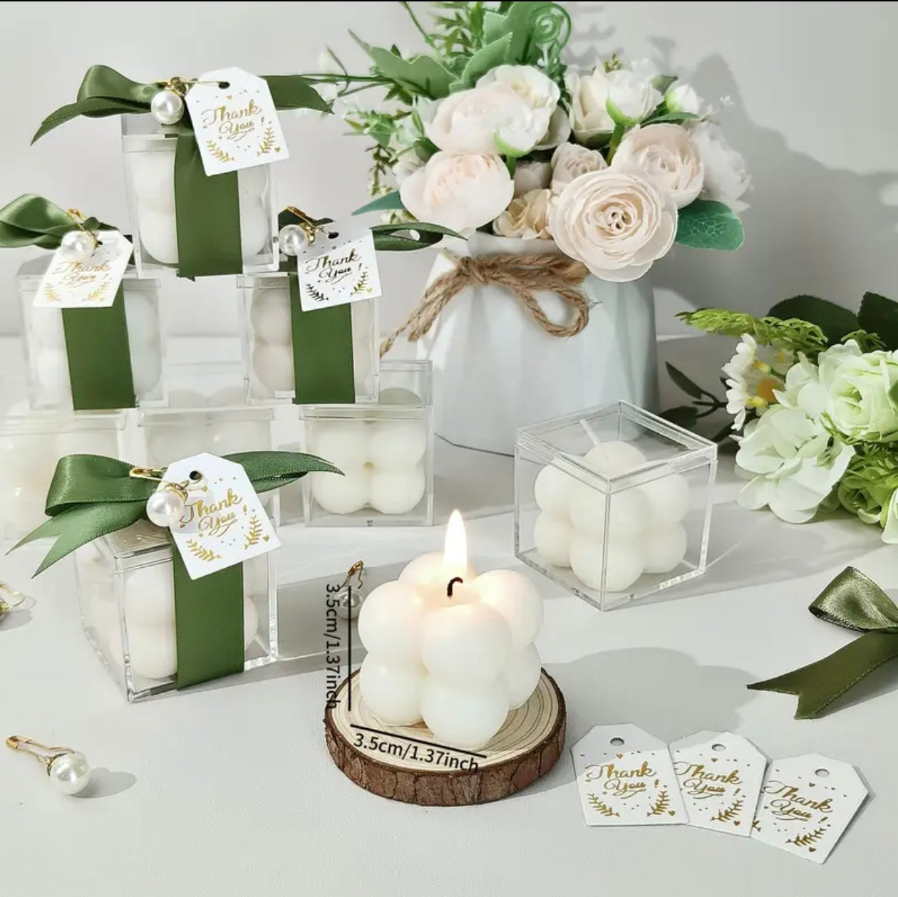 BOUGIE CUBE ÉTOILÉ