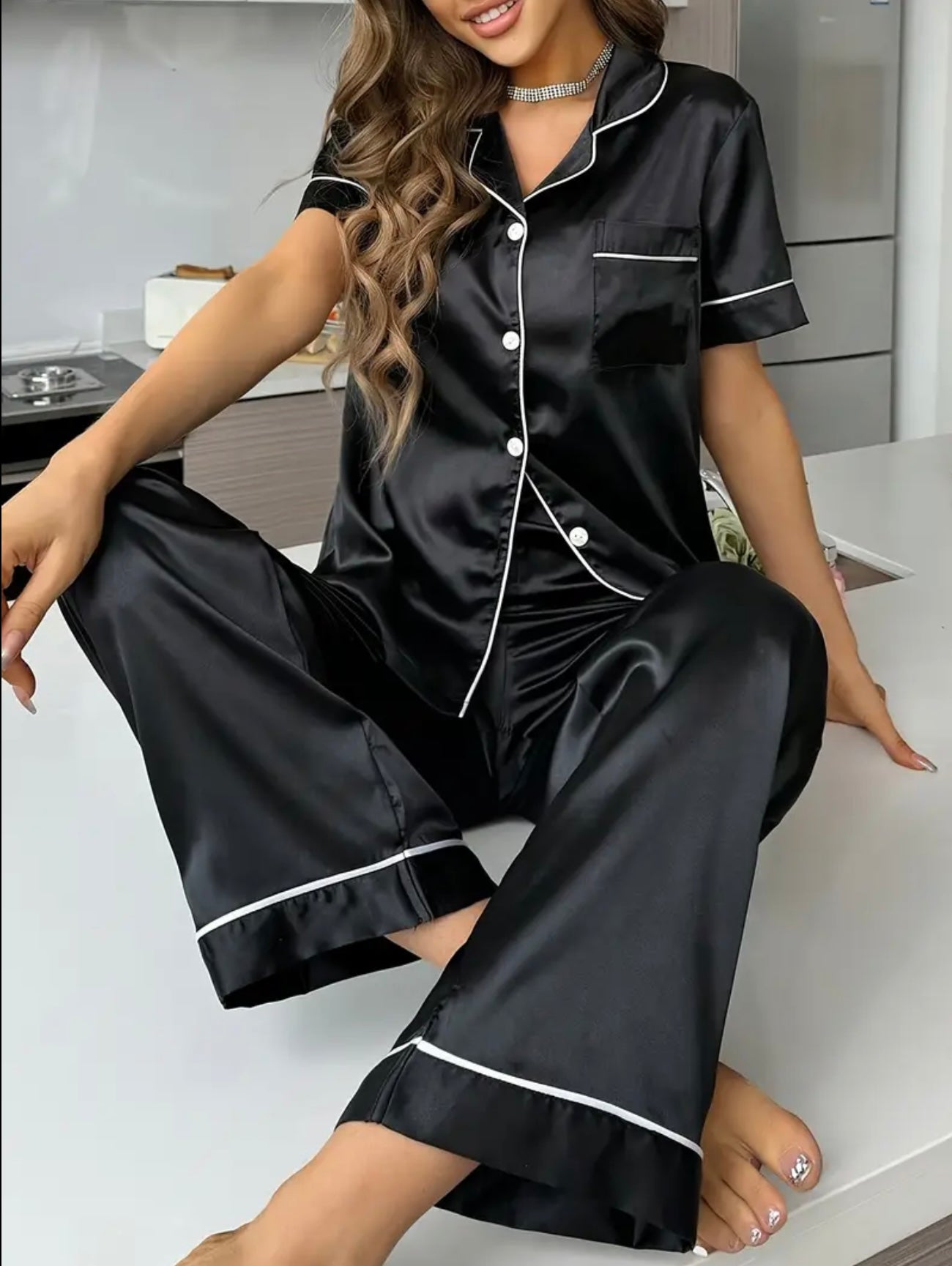 PYJAMA FLUIDE SATINÉ